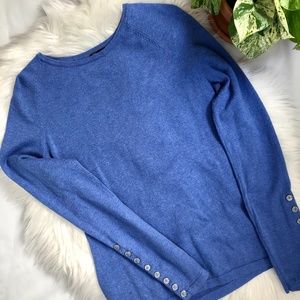 J. McLaughlin Chic Blue Sweater | XS